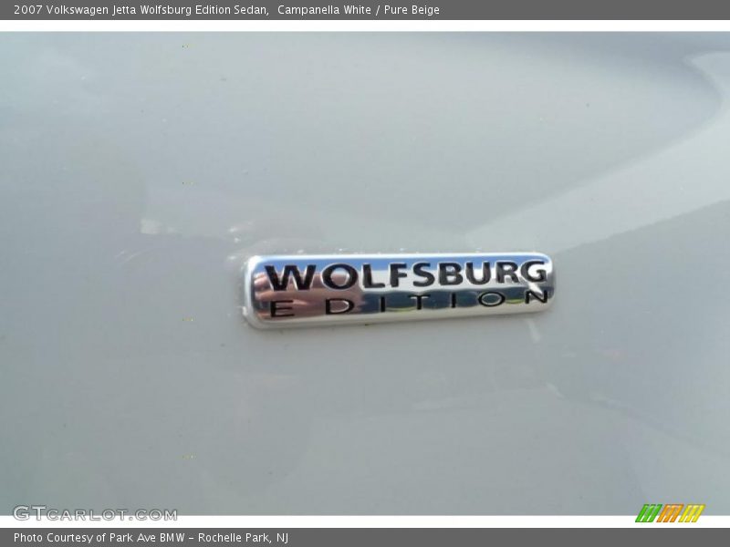 Campanella White / Pure Beige 2007 Volkswagen Jetta Wolfsburg Edition Sedan