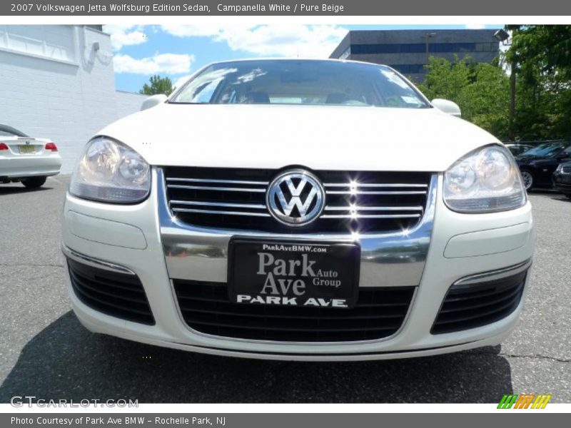 Campanella White / Pure Beige 2007 Volkswagen Jetta Wolfsburg Edition Sedan