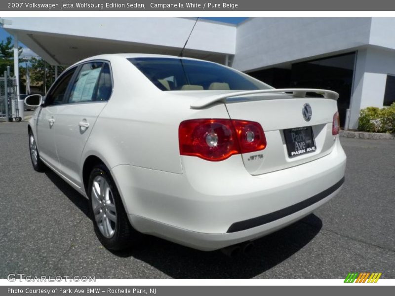 Campanella White / Pure Beige 2007 Volkswagen Jetta Wolfsburg Edition Sedan