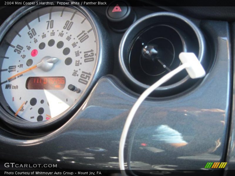 Pepper White / Panther Black 2004 Mini Cooper S Hardtop