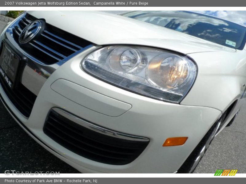 Campanella White / Pure Beige 2007 Volkswagen Jetta Wolfsburg Edition Sedan