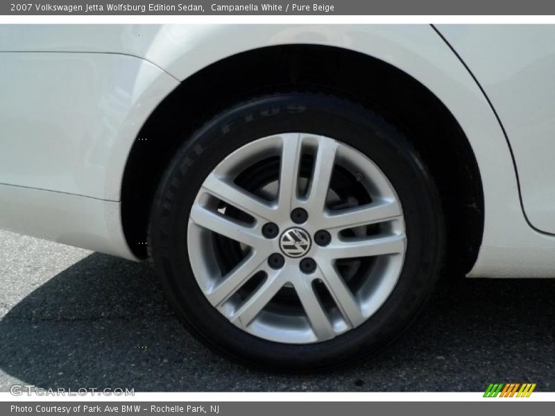 Campanella White / Pure Beige 2007 Volkswagen Jetta Wolfsburg Edition Sedan