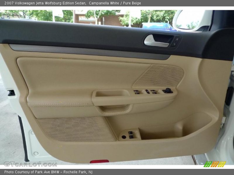 Campanella White / Pure Beige 2007 Volkswagen Jetta Wolfsburg Edition Sedan