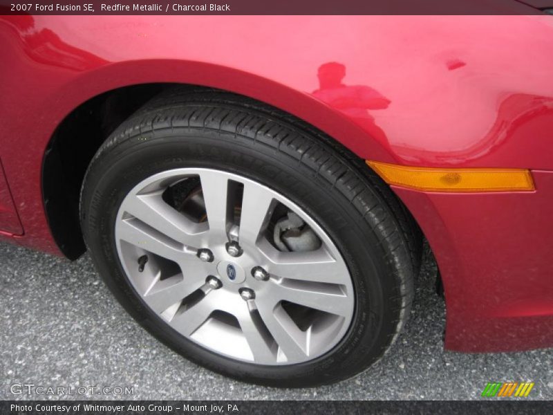 Redfire Metallic / Charcoal Black 2007 Ford Fusion SE