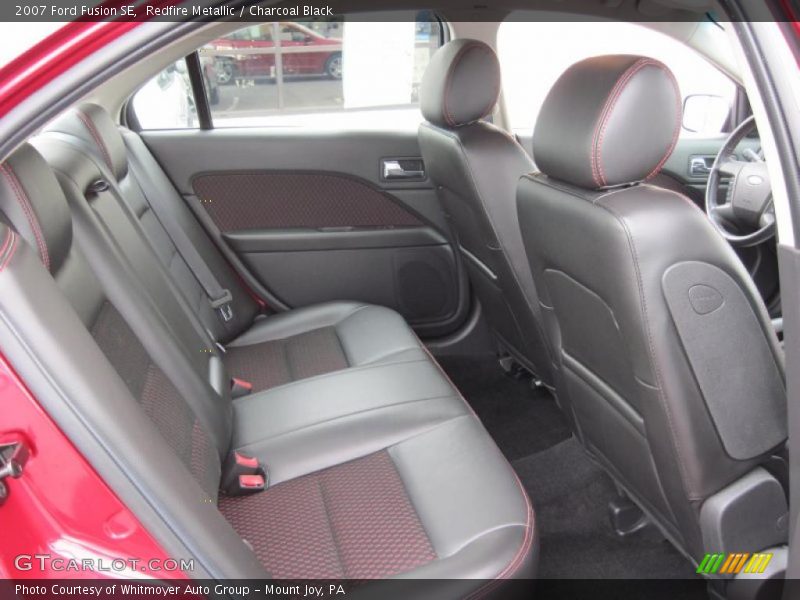 Redfire Metallic / Charcoal Black 2007 Ford Fusion SE