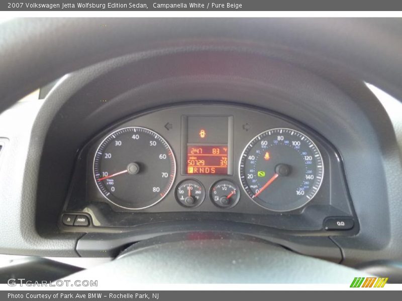 Campanella White / Pure Beige 2007 Volkswagen Jetta Wolfsburg Edition Sedan