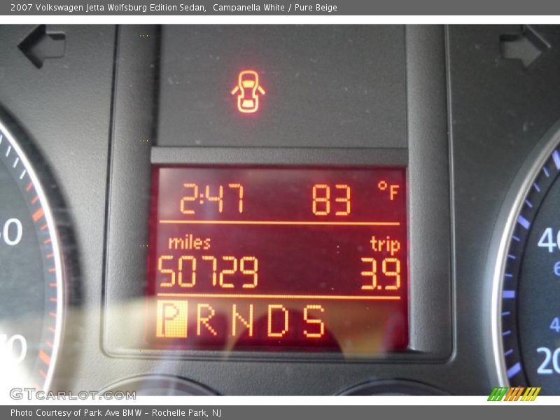 Campanella White / Pure Beige 2007 Volkswagen Jetta Wolfsburg Edition Sedan