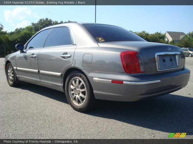 Evening Fog Metallic / Black 2004 Hyundai XG350 Sedan