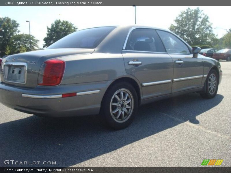 Evening Fog Metallic / Black 2004 Hyundai XG350 Sedan