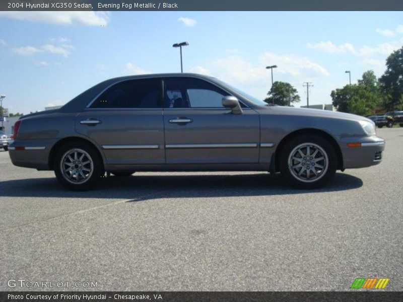 Evening Fog Metallic / Black 2004 Hyundai XG350 Sedan