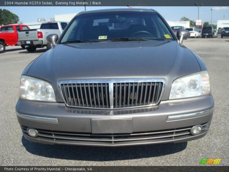 Evening Fog Metallic / Black 2004 Hyundai XG350 Sedan