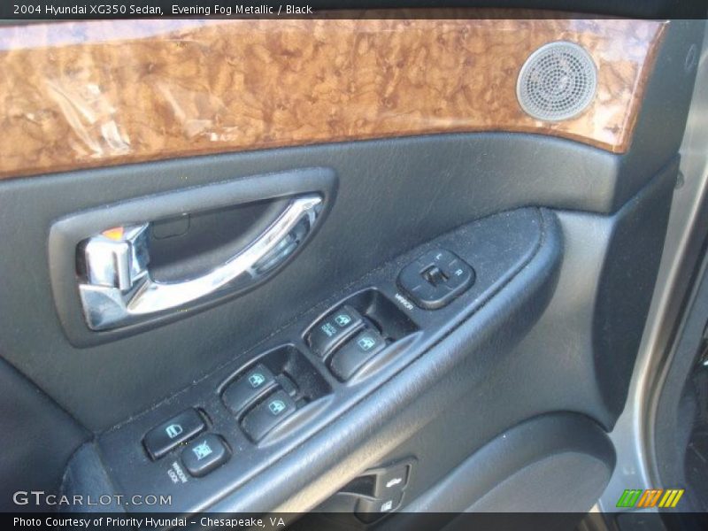 Evening Fog Metallic / Black 2004 Hyundai XG350 Sedan