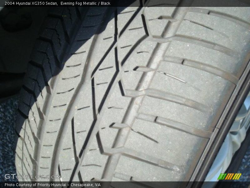 Evening Fog Metallic / Black 2004 Hyundai XG350 Sedan