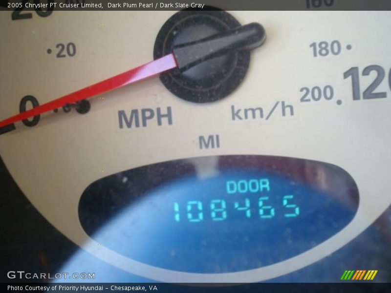 Dark Plum Pearl / Dark Slate Gray 2005 Chrysler PT Cruiser Limited
