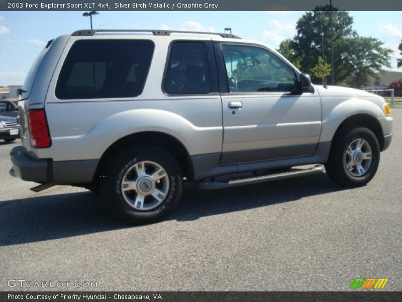 Silver Birch Metallic / Graphite Grey 2003 Ford Explorer Sport XLT 4x4