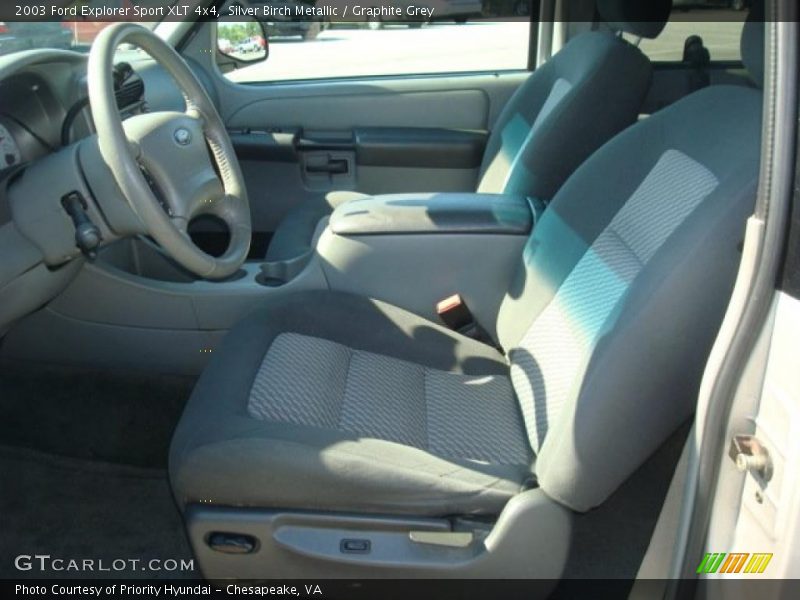 Silver Birch Metallic / Graphite Grey 2003 Ford Explorer Sport XLT 4x4