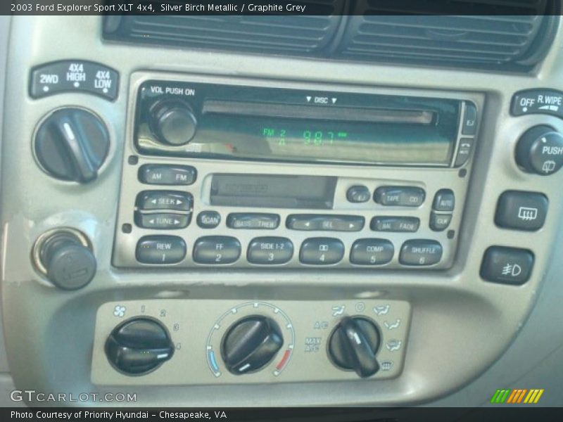 Silver Birch Metallic / Graphite Grey 2003 Ford Explorer Sport XLT 4x4