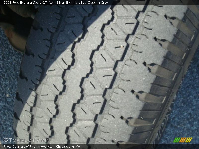 Silver Birch Metallic / Graphite Grey 2003 Ford Explorer Sport XLT 4x4