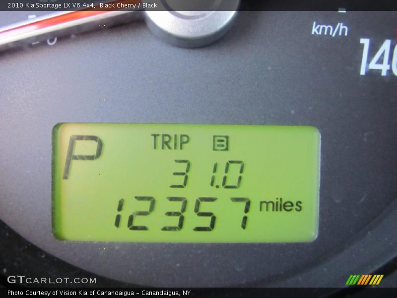 Black Cherry / Black 2010 Kia Sportage LX V6 4x4