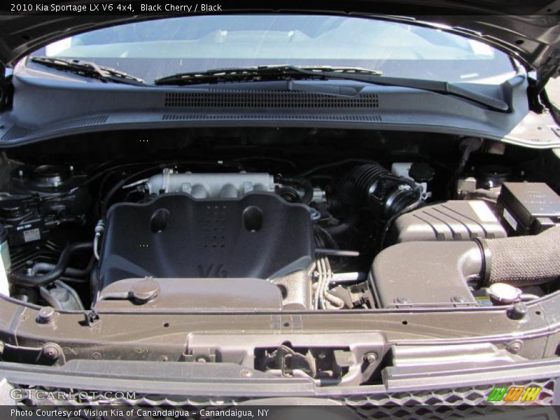 Black Cherry / Black 2010 Kia Sportage LX V6 4x4