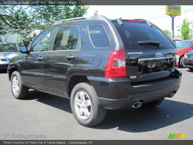 Black Cherry / Black 2010 Kia Sportage LX V6 4x4