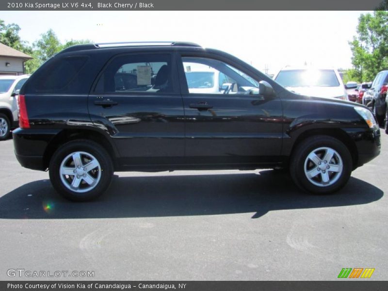 Black Cherry / Black 2010 Kia Sportage LX V6 4x4