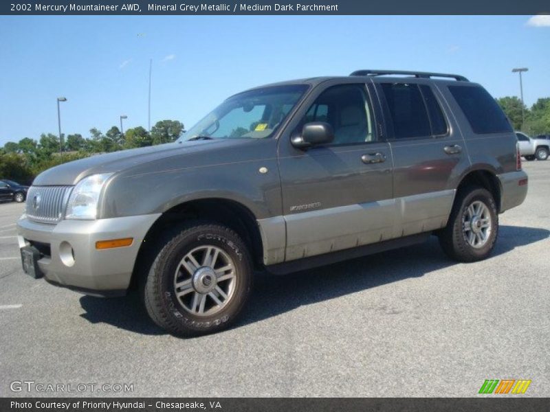 Mineral Grey Metallic / Medium Dark Parchment 2002 Mercury Mountaineer AWD