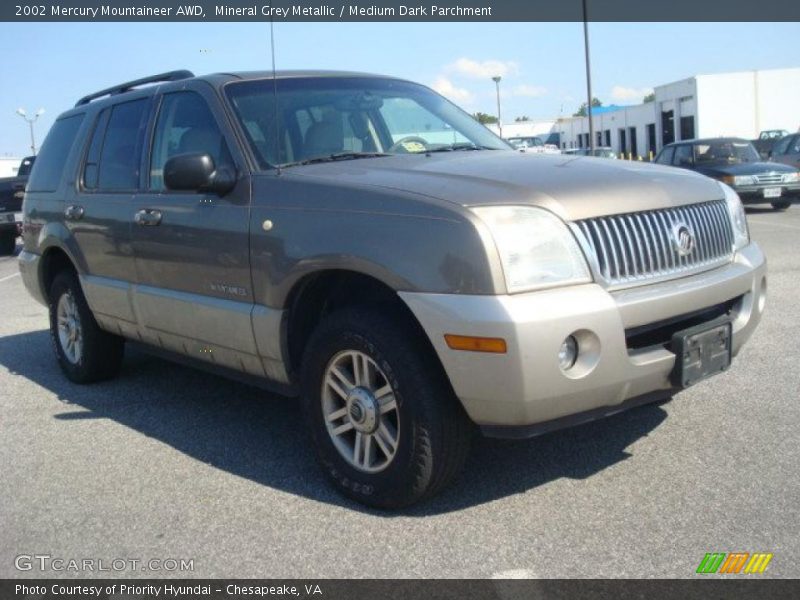 Mineral Grey Metallic / Medium Dark Parchment 2002 Mercury Mountaineer AWD