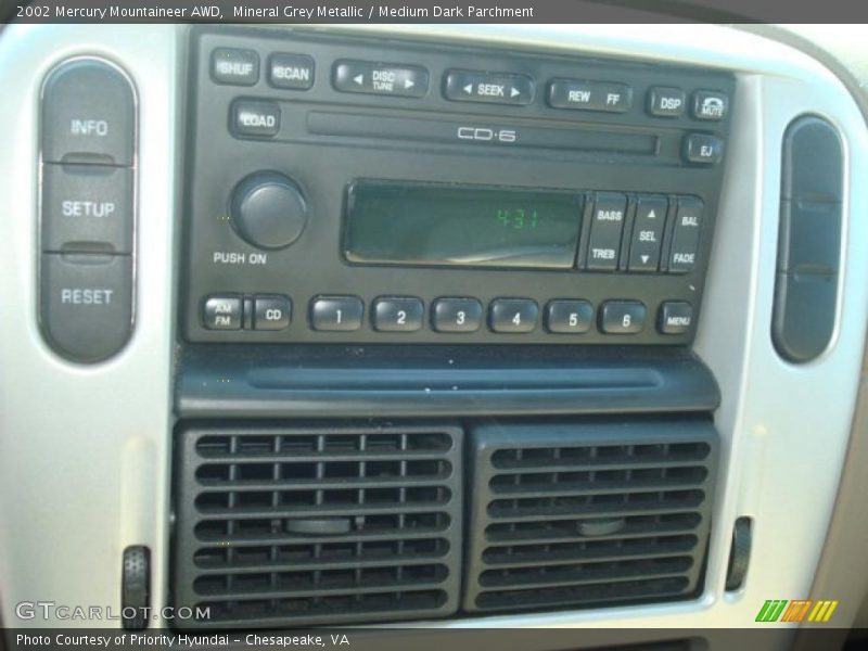 Mineral Grey Metallic / Medium Dark Parchment 2002 Mercury Mountaineer AWD