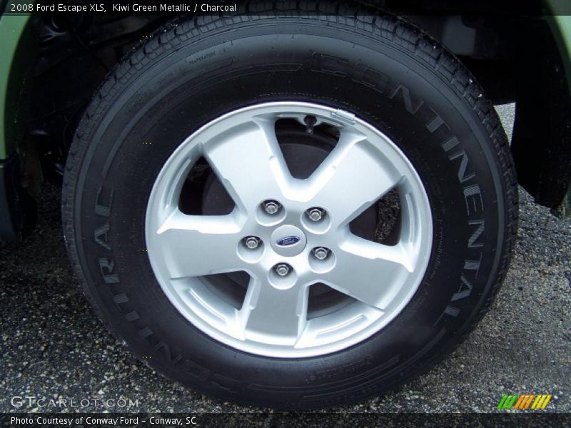 Kiwi Green Metallic / Charcoal 2008 Ford Escape XLS