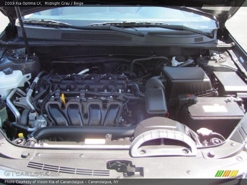 Midnight Gray / Beige 2009 Kia Optima LX