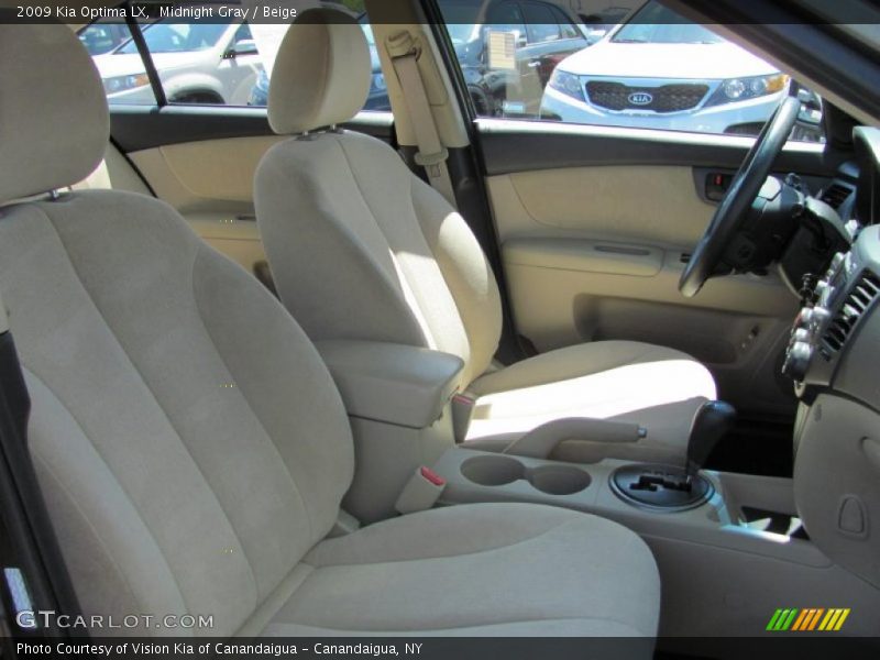Midnight Gray / Beige 2009 Kia Optima LX