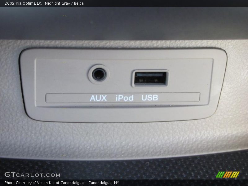 Midnight Gray / Beige 2009 Kia Optima LX