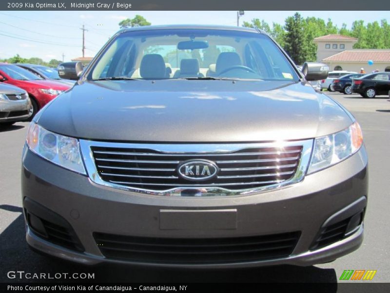Midnight Gray / Beige 2009 Kia Optima LX