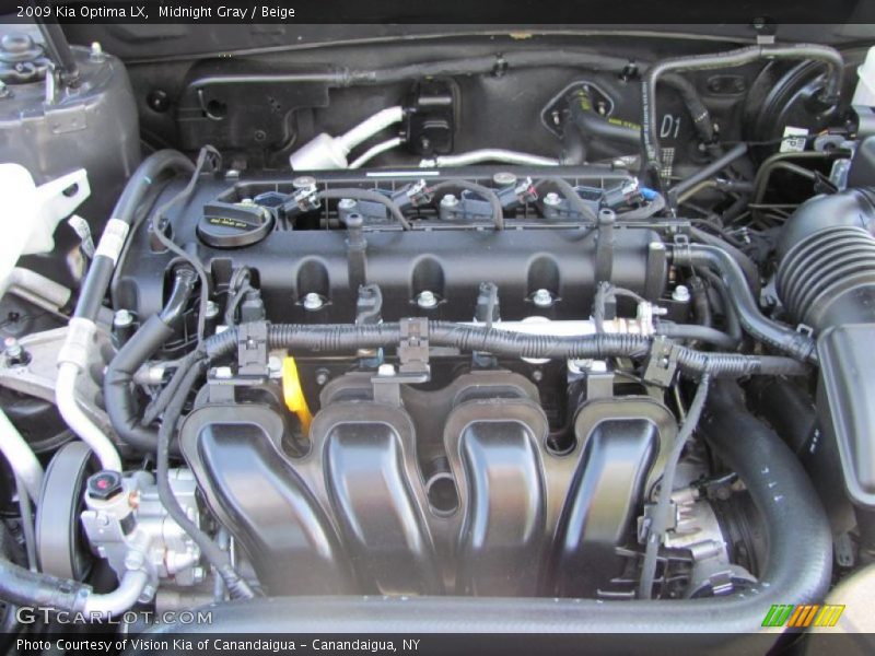 Midnight Gray / Beige 2009 Kia Optima LX