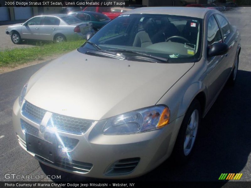 Linen Gold Metallic / Light Taupe 2006 Dodge Stratus SXT Sedan