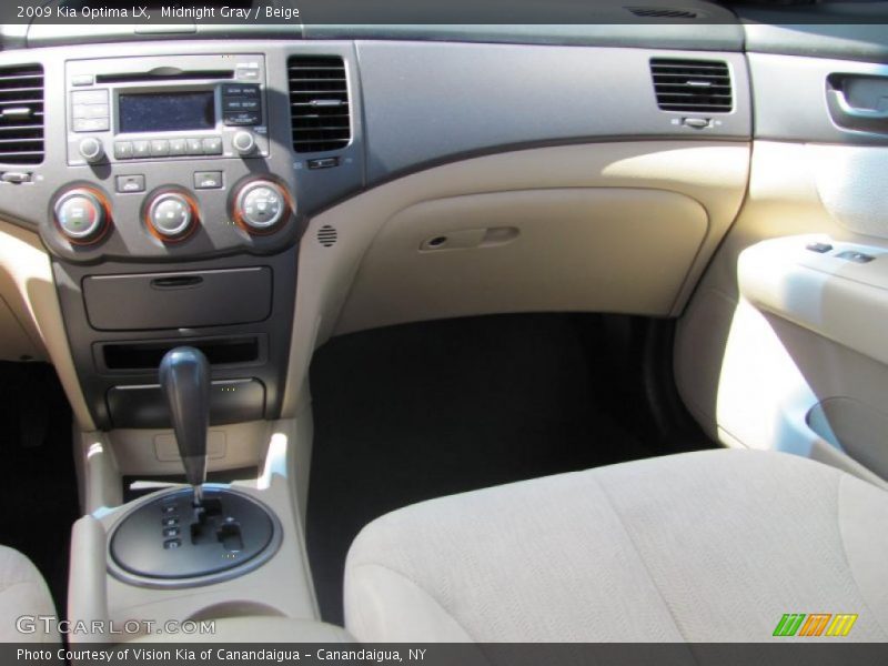 Midnight Gray / Beige 2009 Kia Optima LX