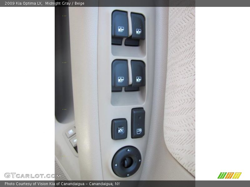 Midnight Gray / Beige 2009 Kia Optima LX