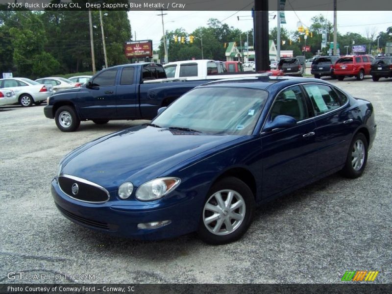 Deep Sapphire Blue Metallic / Gray 2005 Buick LaCrosse CXL