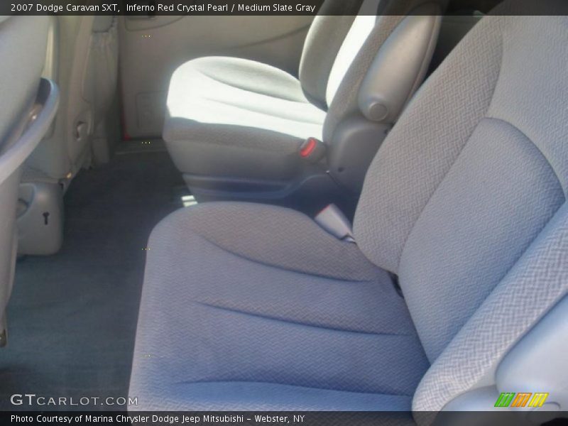 Inferno Red Crystal Pearl / Medium Slate Gray 2007 Dodge Caravan SXT