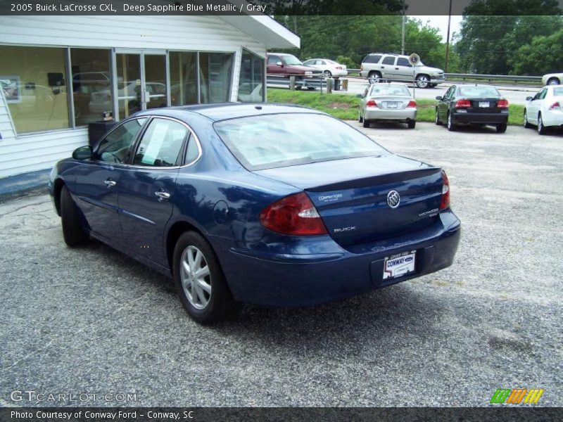 Deep Sapphire Blue Metallic / Gray 2005 Buick LaCrosse CXL