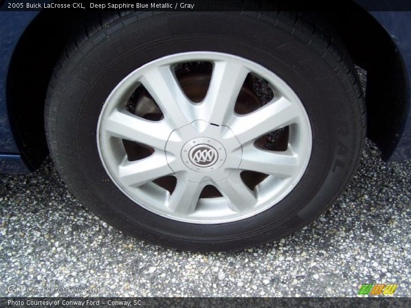 Deep Sapphire Blue Metallic / Gray 2005 Buick LaCrosse CXL