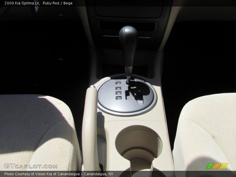 Ruby Red / Beige 2009 Kia Optima LX