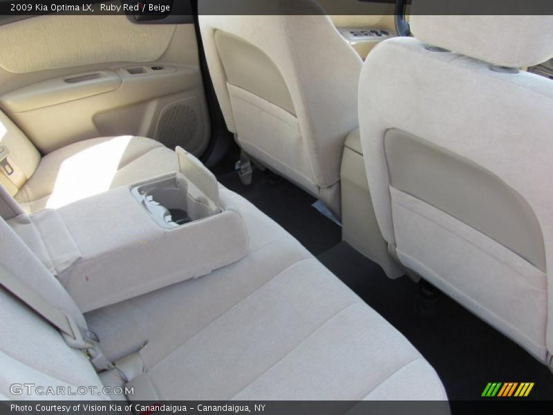 Ruby Red / Beige 2009 Kia Optima LX