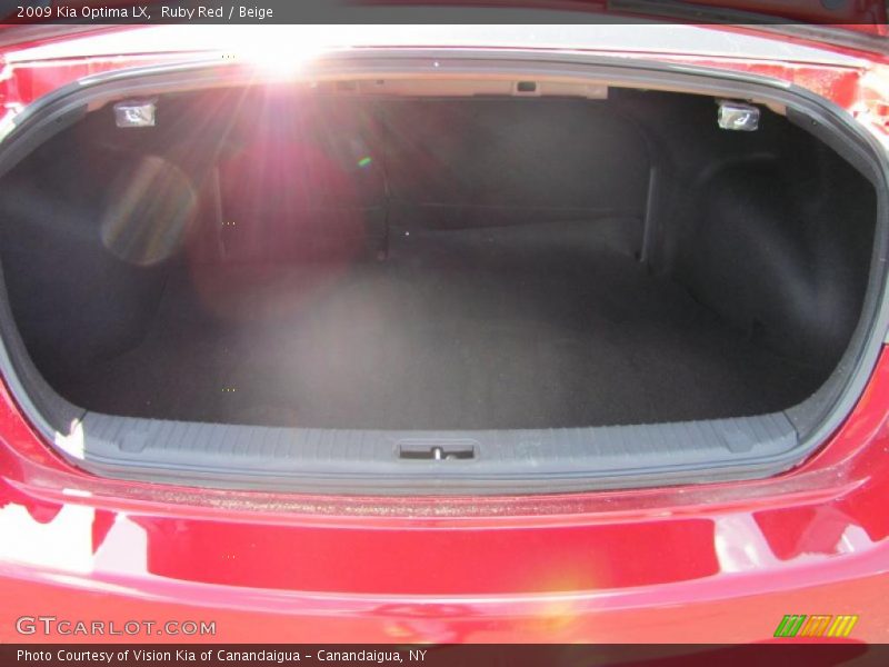 Ruby Red / Beige 2009 Kia Optima LX