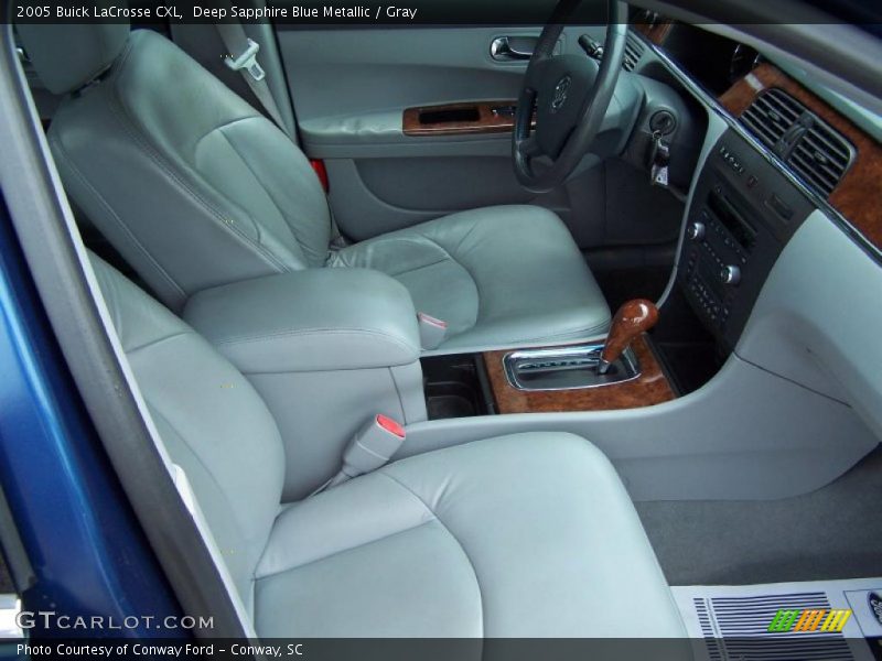 Deep Sapphire Blue Metallic / Gray 2005 Buick LaCrosse CXL