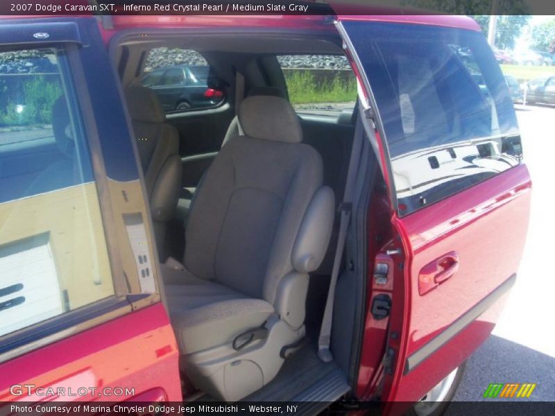 Inferno Red Crystal Pearl / Medium Slate Gray 2007 Dodge Caravan SXT