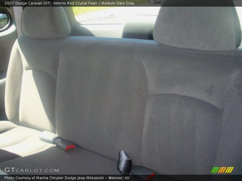 Inferno Red Crystal Pearl / Medium Slate Gray 2007 Dodge Caravan SXT