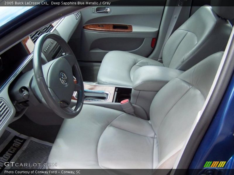 Deep Sapphire Blue Metallic / Gray 2005 Buick LaCrosse CXL