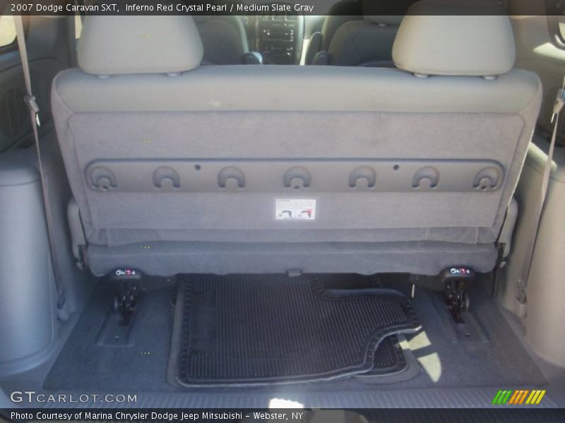 Inferno Red Crystal Pearl / Medium Slate Gray 2007 Dodge Caravan SXT